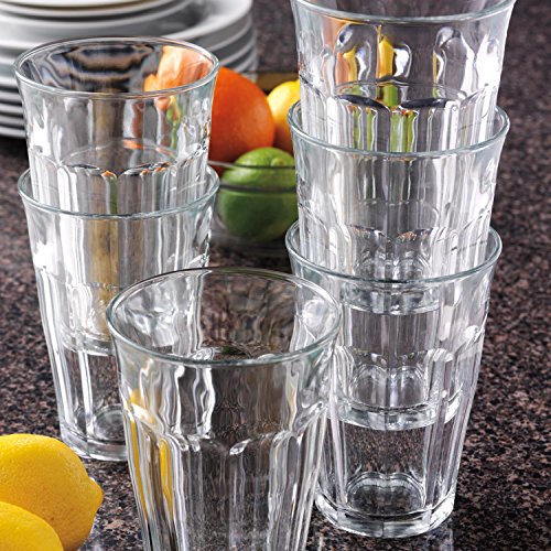 Duralex Picardie 1029AB06 - Juego de 6 vasos de vidrio de 36cl