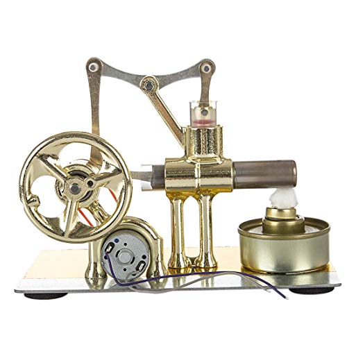 DXX Motor Stirling Kit Baja Temperatura Aire Caliente DIY Eléctrico Generador Motor Stirling Engine Juguete Educativo