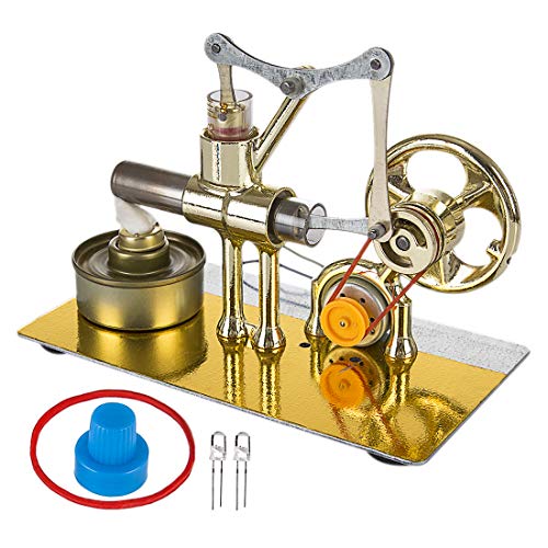 DXX Motor Stirling Kit Baja Temperatura Aire Caliente DIY Eléctrico Generador Motor Stirling Engine Juguete Educativo