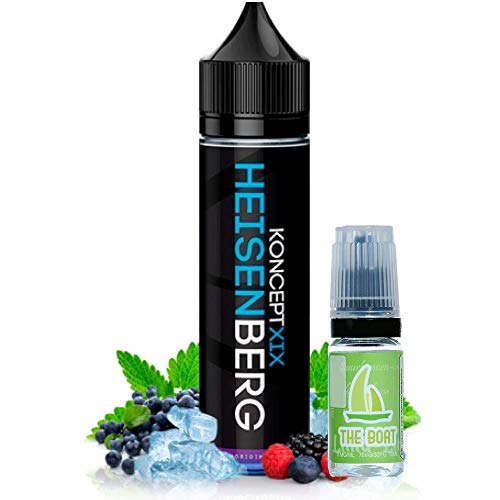 E Liquid Vampire Vape Heisenberg Koncept XIX 50ml - 80vg 20pg - booster shortfill + E Liquid The Boat 10 ml lima limón - Sin nicotina ni tabaco para cigarrillo electrónico 