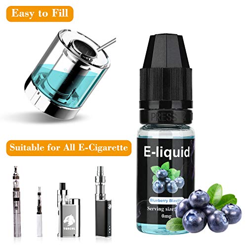 E-Líquido, 12 X 10mL E Liquido Vaper Sin Nicotina, E-Liquid VG70/PG30, Set E-Líquido Para Cigarrillos Electrónicos/E Shisha/E Hookah | Nuevos Sabores