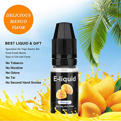 E Liquido, E Liquido Vaper Electronic Cigarette E-Liquido 50VG/50PG, E-Liquid sin Nicotina 12x10ml, E Liquid set para Cigarrillos Electronicos Fruta