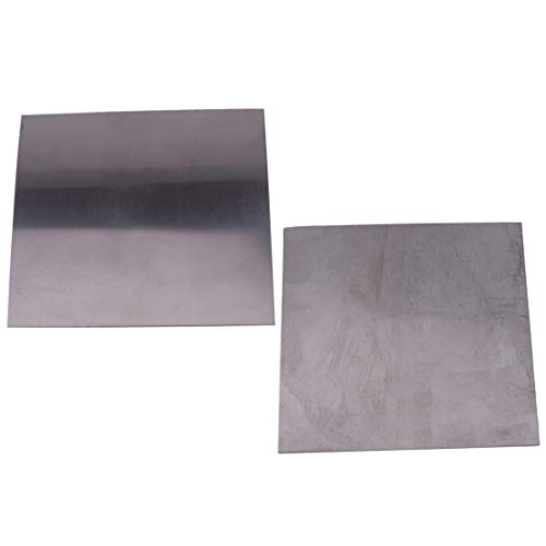 Eastar 0.5 mm (0.02 pulg.) Hoja de Titanio Cuadrada Gruesa Material de Placa Delgada de Ti 99.8% Pureza Suministros de metalurgia