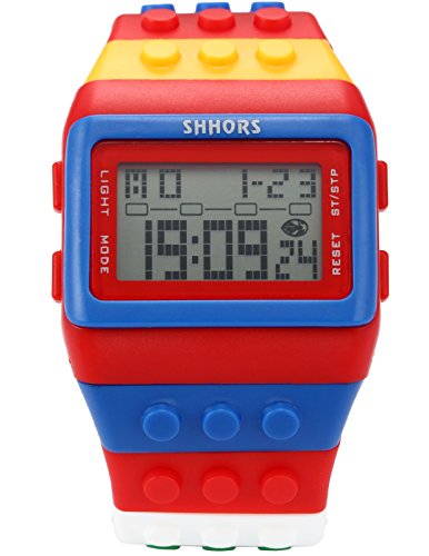 EASTPOLE LED090 - Reloj Digital Unisex, Correa de Goma, Multicolor, LED