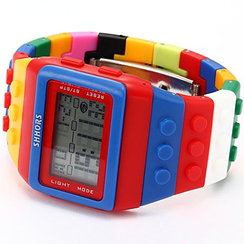 EASTPOLE LED090 - Reloj Digital Unisex, Correa de Goma, Multicolor, LED