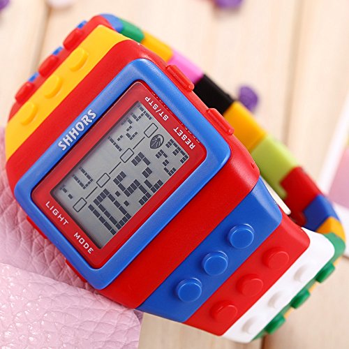 EASTPOLE LED090 - Reloj Digital Unisex, Correa de Goma, Multicolor, LED