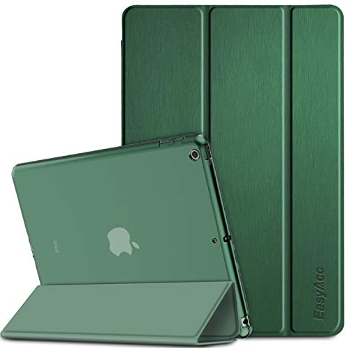 EasyAcc - Funda para iPad 9.7 2018 iPad 6/2017 iPad 5, Ultra Slim Premium PU piel Smart Case con función de apagado automático y función atril para iPad de 9.7 pulgadas A1822 A1823 A1954 A1893 [Verde]