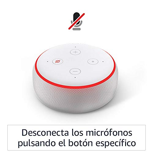 Echo Dot (3.ª generación) - Altavoz inteligente con Alexa, tela de color gris oscuro