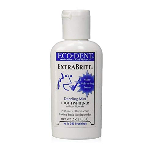 ECO-DENT Extrabrite senza Flouride dentifricia, 2 Ounce - 6 per caso.