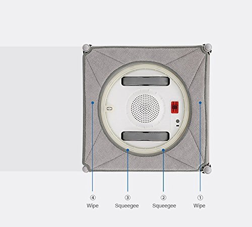 Ecovacs Winbot 950 Robot Limpia Ventanas 62 Decibeles, Blanco