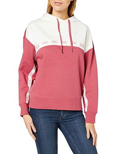 edc by Esprit 010cc1j302 Sudadera, Rosa (Blush 665), Small para Mujer