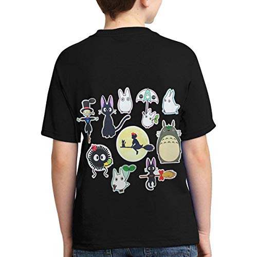 EDCVF Camiseta clásica de colección de Personajes de Cuello Redondo a Toro para niños y niñas de Manga Corta
