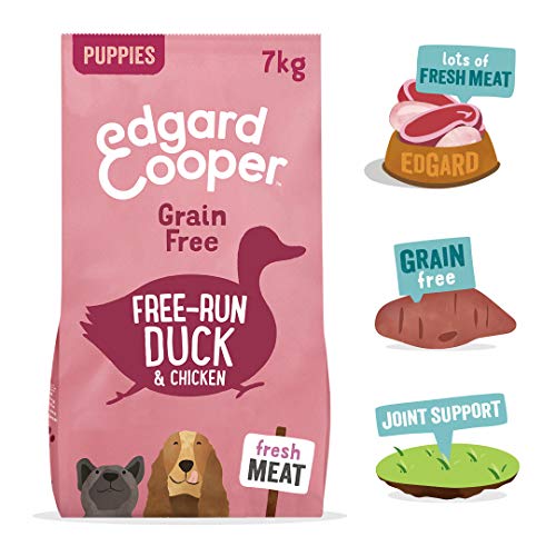 Edgard & Cooper pienso para Perros Adultos sin Cereales, Natural con Pollo Fresco de Granja, 7kg. Comida Premium balanceada sin harinas de Carne ni Carnes sobreprocesadas, cocinada a Baja Temperatura