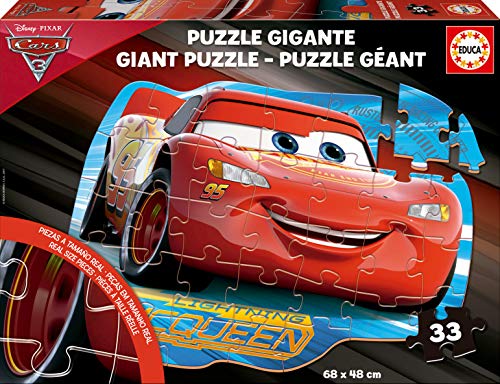 Educa Borrás - Puzzle Cars Suelo Gigante, 33 Piezas (17180)