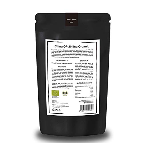 Edward Fields - Té Negro orgánico de alta calidad. Ingredientes y aromas naturales. Cantidad: 100g. Formato: Granel. Origen: China. Detox, antioxidante, adelgazante.