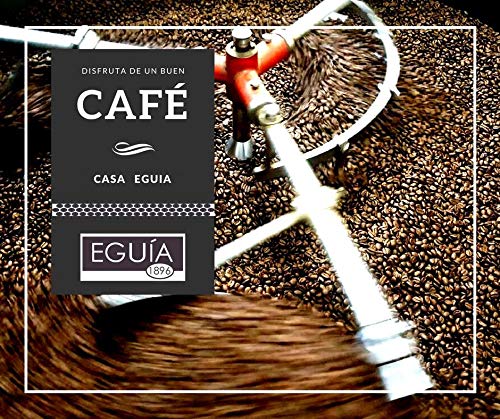 Eguia Cafe descafeinado molido natural Cafe Granos Arabica, Tostado Artesanal , Origen Brasil | canela - 3 Unidades de 250 g, Total: 750 g