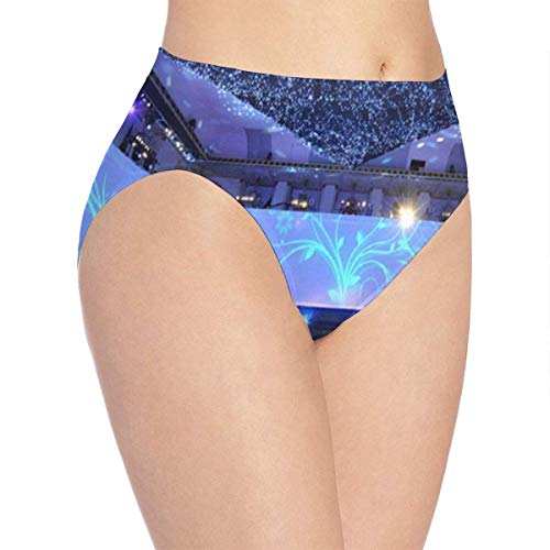 Eileen Powell Ropa Interior para Mujer Starry Night Wedding Bikini Brief Hipster Underpants S