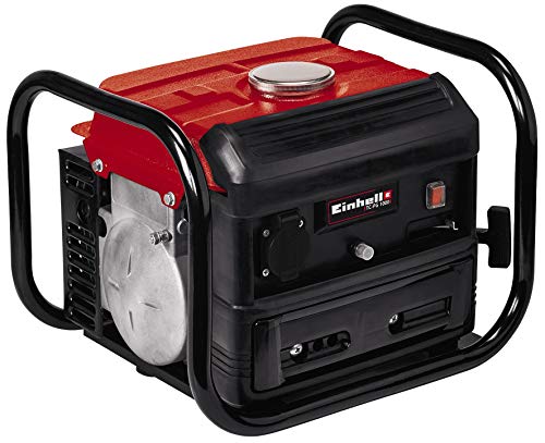 Einhell 4152530 Generador Electrico TC-PG 1000 con Sistema AVR (Regulacion Automatica Voltage) Potencia 800 w, Rojo