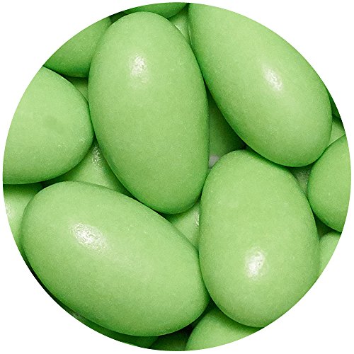 EinsSein 0,5kg Peladillas de almendras bautizo Colorato verde claro brillante peladilla almendra boda bautizos grageas comunion comunión niño baratas confeti Fiesta cumpleaños chocolate Evento