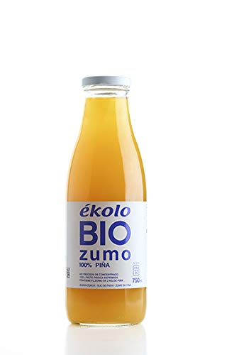 Ekolo  Zumo De Piña Ecológico, 100% Exprimido, 6 Botellas * 750Ml   4500 ml