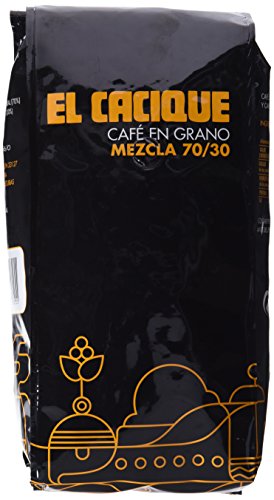 El Cacique - Café en grano - Mezcla 70/30 - 1 kg