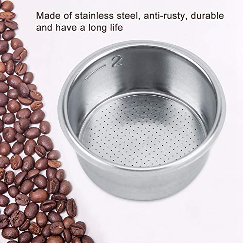 El filtro de café del acero inoxidable reutilizable vierte sobre el colador no presurizado de la cesta del filtro del goteador del café para Breville
