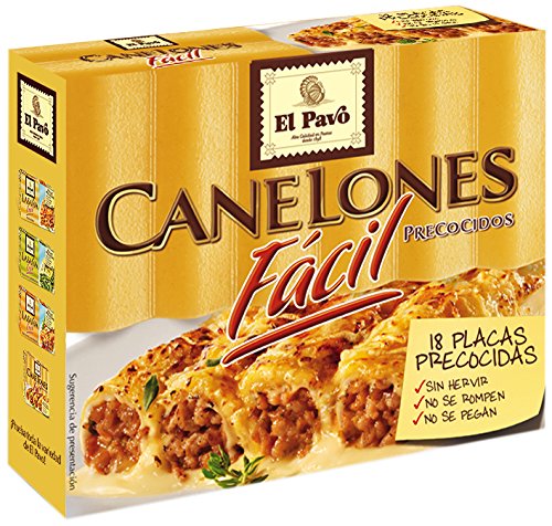 El Pavo - Canelones Fácil 18 Placas 125 g