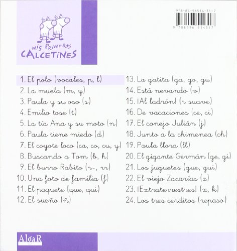 El polo (vocales, p, l): 1 (Mis Primeros Calcetines)