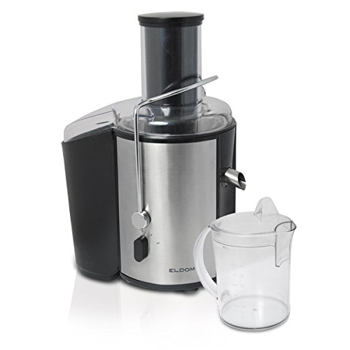 eldom Licuadora para Verduras y Frutas sk9s 700W licuadora para zumos centrífugo, 75mm Boca Ancha y Multi-velocidades, Base Antideslizante, Extractor de jugos Libre de diseño antigoteo