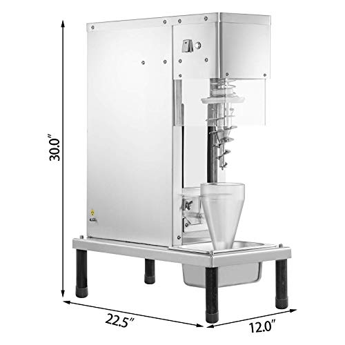 Electrodomésticos Utensilios de cocina Máquina mezcladora de yogurt congelado Máquina mezcladora de helados 750W Máquina expendedora de yogurt congelado de 1400 RPM Máquina batidora de helados de y