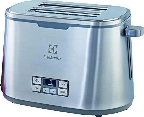 Electrolux EAT7800 - Tostador automático con display LCD, acabado en acero inoxidable, color gris