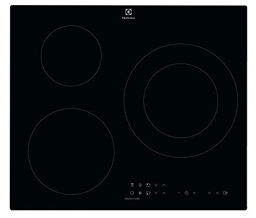 Electrolux LIT60336 hobs Negro Integrado Con - Placa (Negro, Integrado, Con placa de inducción, 2500 W, 14,5 cm, 3700 W)