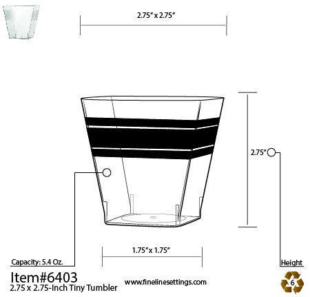 Elegantes vasos de postre de plástico duro con tapa segura, 150 ml, paquete de 10 unidades