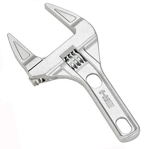 Elezenioc Llave Inglesa, Llave Universal Ajustable de 6 a 68mm Multifuncional de la Llave del Cuarto de Baño para baño, Industria, fijación de electrodomésticos, Muebles