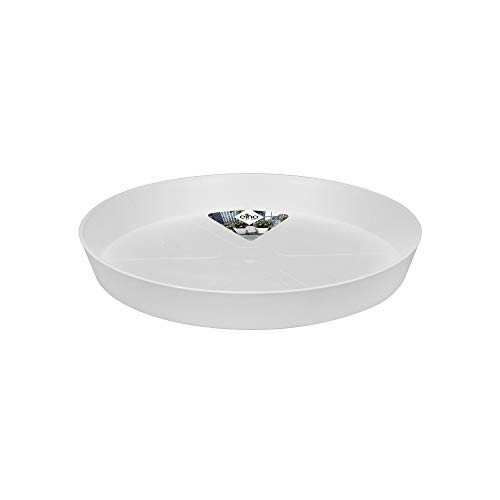 Elho Loft Urban Saucer Round 30 - White - Exterior - Ø 30.3 x A 4 cm