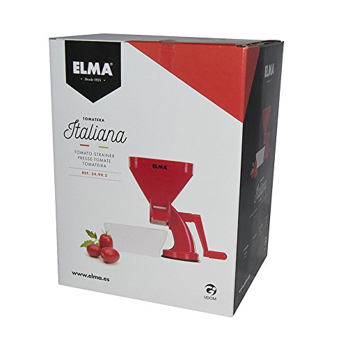 Elma Italiana Tomatera Manual, Plástico, Rojo