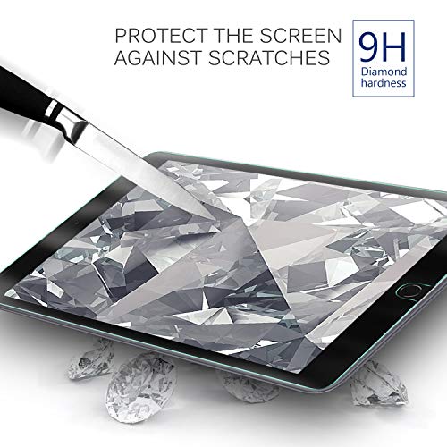 ELTD Protector de Pantalla para iPad 7 (10,2 Pulgadas, 2019 Modelo, 7ª Generación)/iPad Air 3 (10,5 Pulgadas Modelo 2019)/iPad Pro 10,5 (2017), Vidrio Templado, 2 Pack