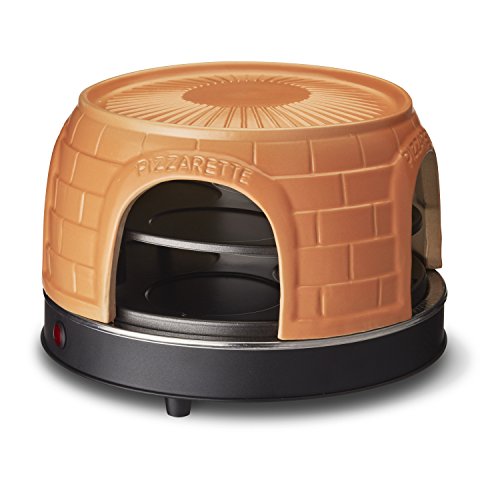 emerio PO-116124 Horno para Pizzas Eléctrico, 1500 W, Negro, Naranja, 8 personas