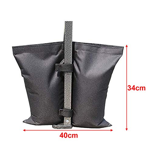 EMVANV - 4 bolsas de arena para tienda de campaña, carpa de arena para gazebo y bolsas de arena, peso para piernas para toldo plegable para tienda de campaña con pies ponderados (4 unidades)