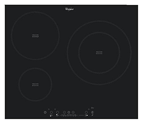 Encimera - Whirlpool ACM 865 BA Inducción, 3 zonas de cocción, Función Eco Booster