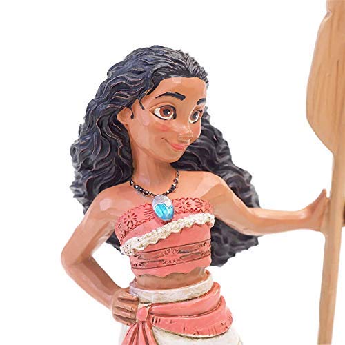 Enesco Disney Traditions Figurita Moana (Vaiana), Resina, Multicolor, 8.9 x 5.1 x 17.1 cm