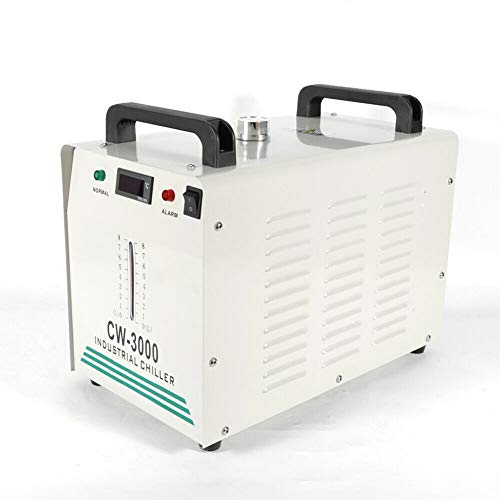 Enfriador de agua industrial,Enfriador de agua,9L CW-3000 Enfriador de agua industrial 10L/min Enfriamiento de tubo de manguera de Co2,Máquina de grabado Grabadora de CO2 Máquina de corte Máquina