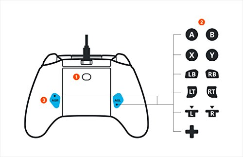 Enhanced Wired Controller for Xbox One - Brushed Gunmetal (xbox_one) [Importación inglesa]