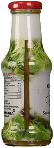 Ensalada con el aderezo de sésamo KIKKOMAN 250ml - Pack de 3 uds