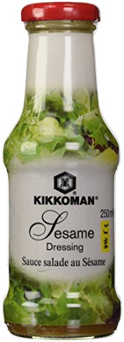 Ensalada con el aderezo de sésamo KIKKOMAN 250ml - Pack de 3 uds