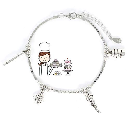 Eres lo mas mujer Pulsera de la Repostera Plata