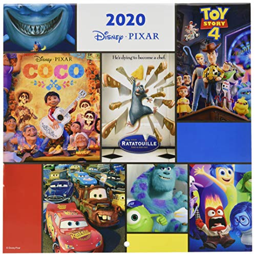 ERIK - Calendario de pared 2020 Pixar Movies, 30 x 30 cm