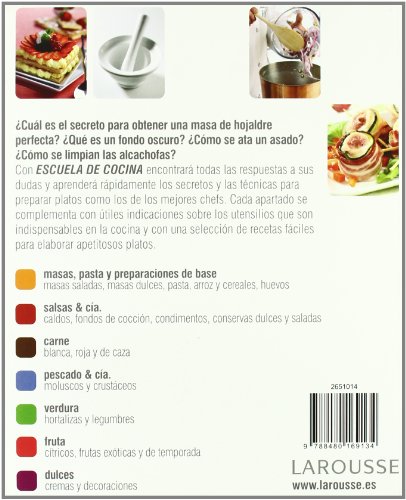 Escuela de cocina (LAROUSSE - Libros Ilustrados/ Prácticos - Gastronomía)