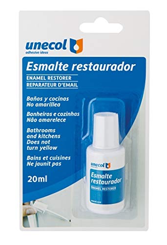 ESMALTE RESTAURADOR | Elimina desconchados en bañeras, lavabos, electrodomésticos | No amarillea con el tiempo