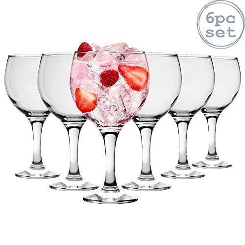 Españoles Gin Tonic cócteles Vasos - 645ml (22,7 oz) Pack de 6 Globo Glasses